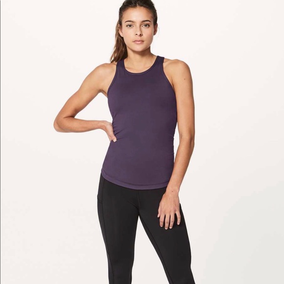 Lululemon Size 6 Final Lap Tank - Plum